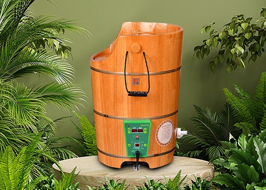 木质艾灸熏蒸桶